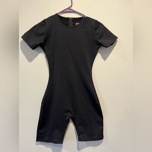 Black Short Sleeve Bodysuit